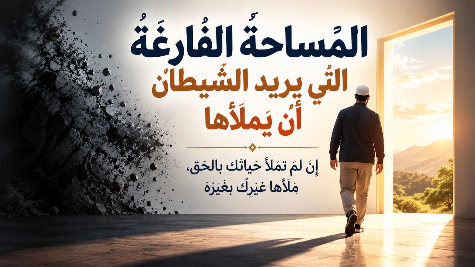 المساحة الفارغة وباب النور
